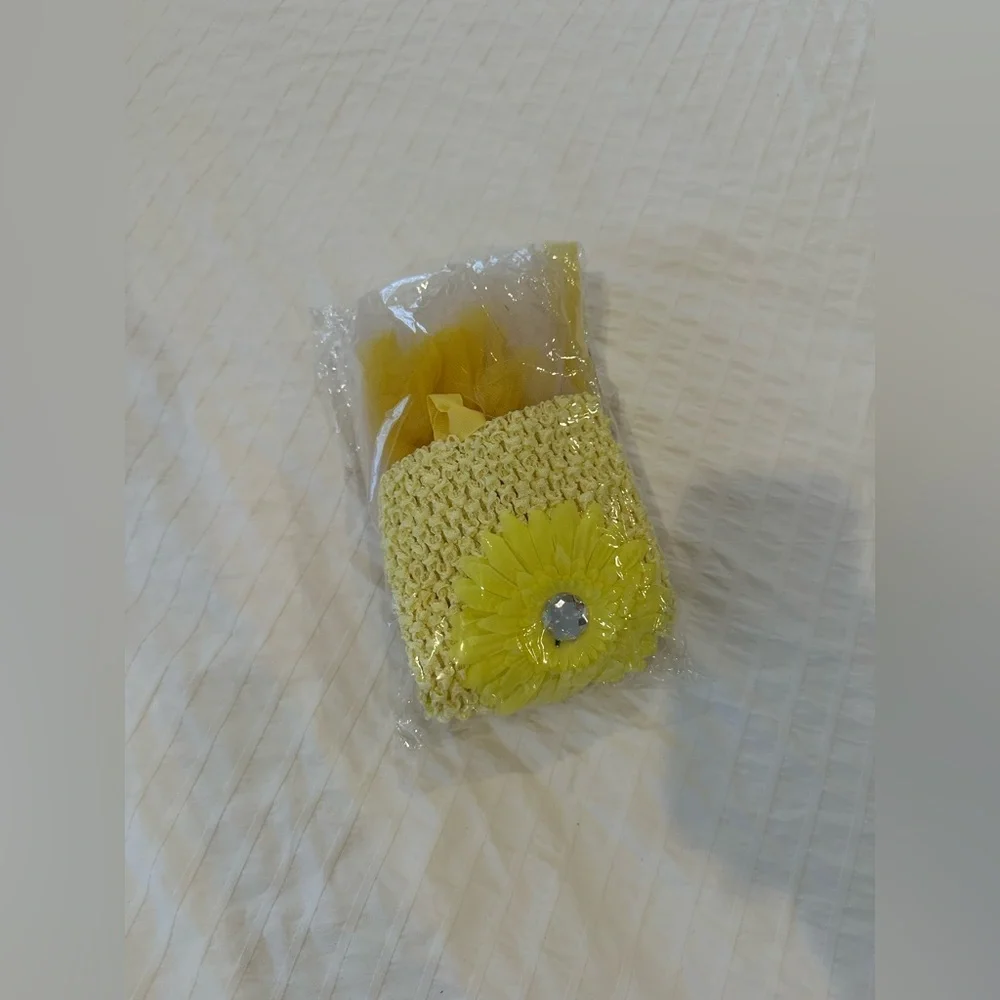 Yellow Tutu Dress size newborn